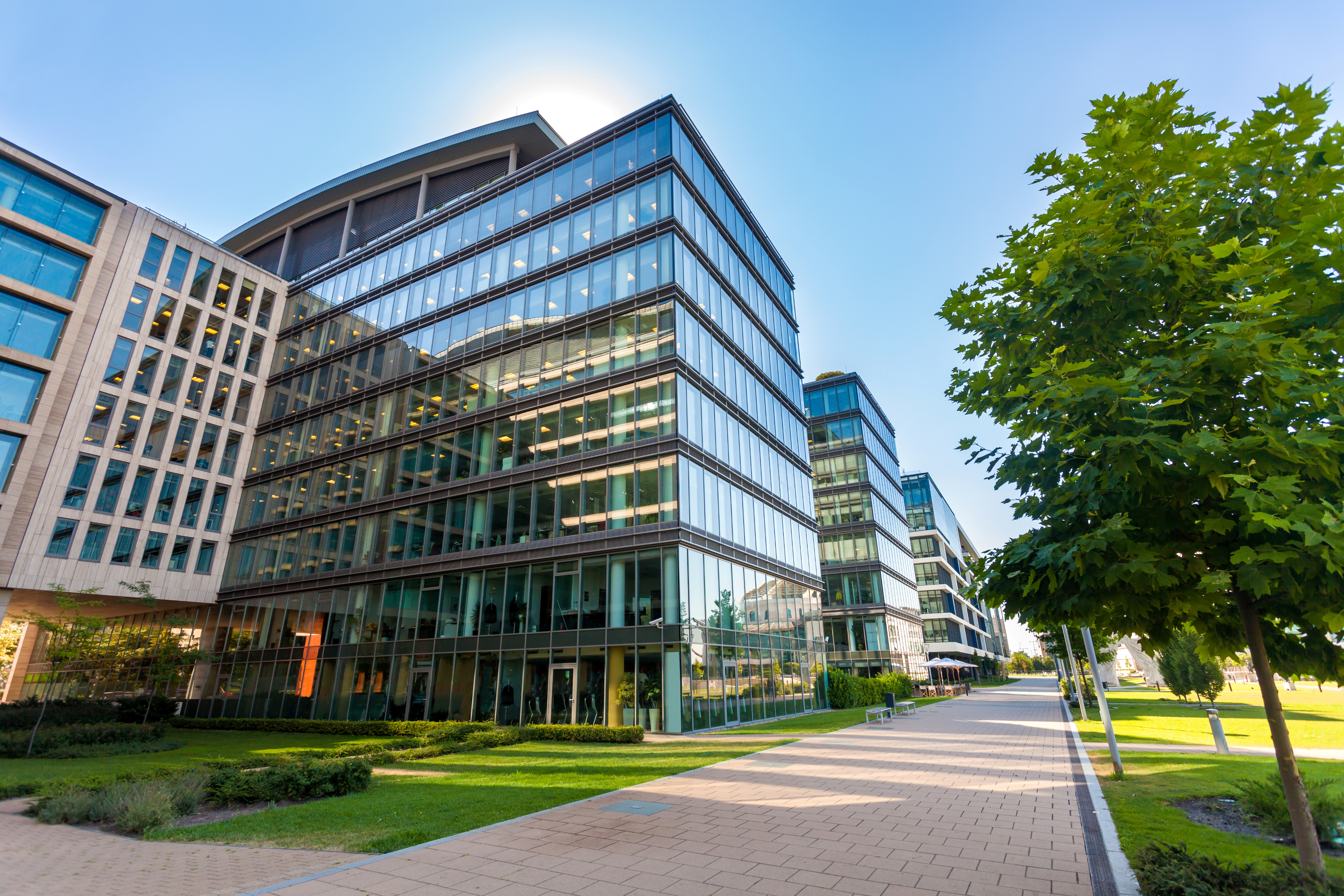 Commercial solutions outside of building
